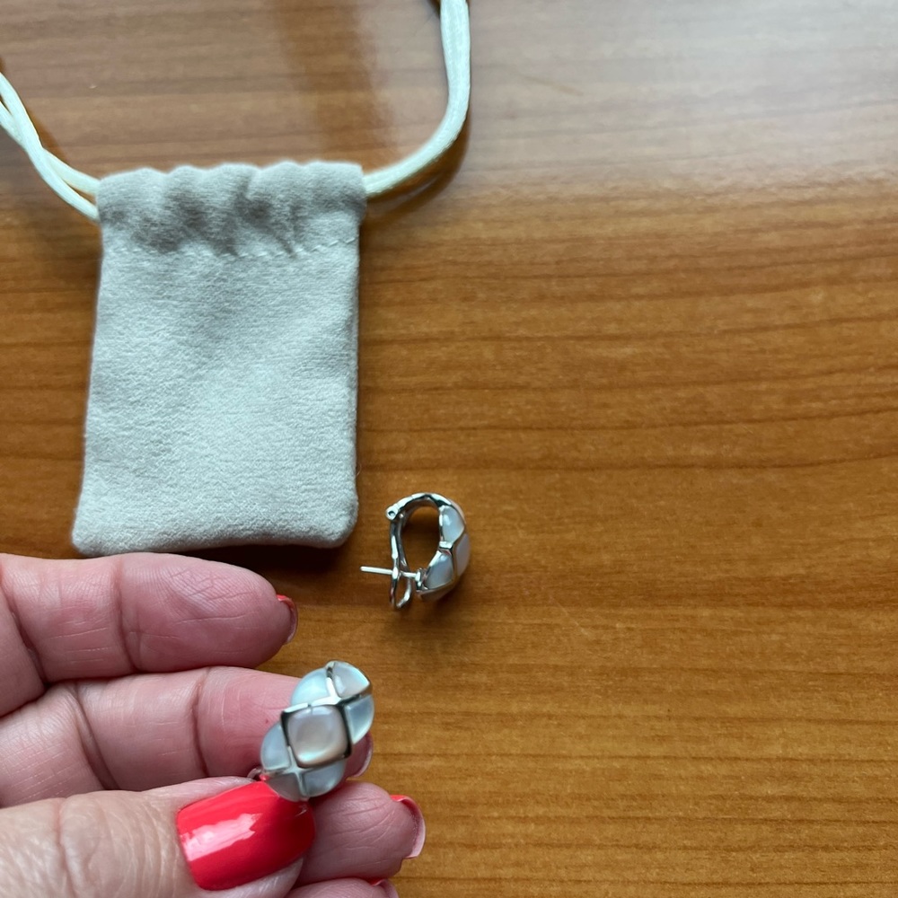 Authentic Mother of Pearl earrings
